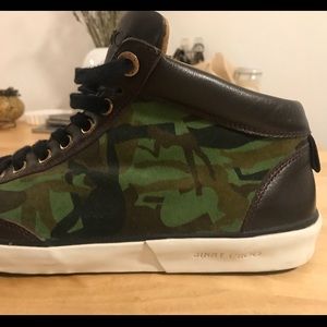 Jimmy Choo Unique “Pin Up Girl” pattern Army